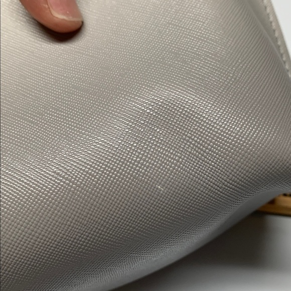 La Mer Cosmetic Makeup Travel Toiletry Beauty Pouch Bag Gray / Grey Ombré - Picture 10 of 10